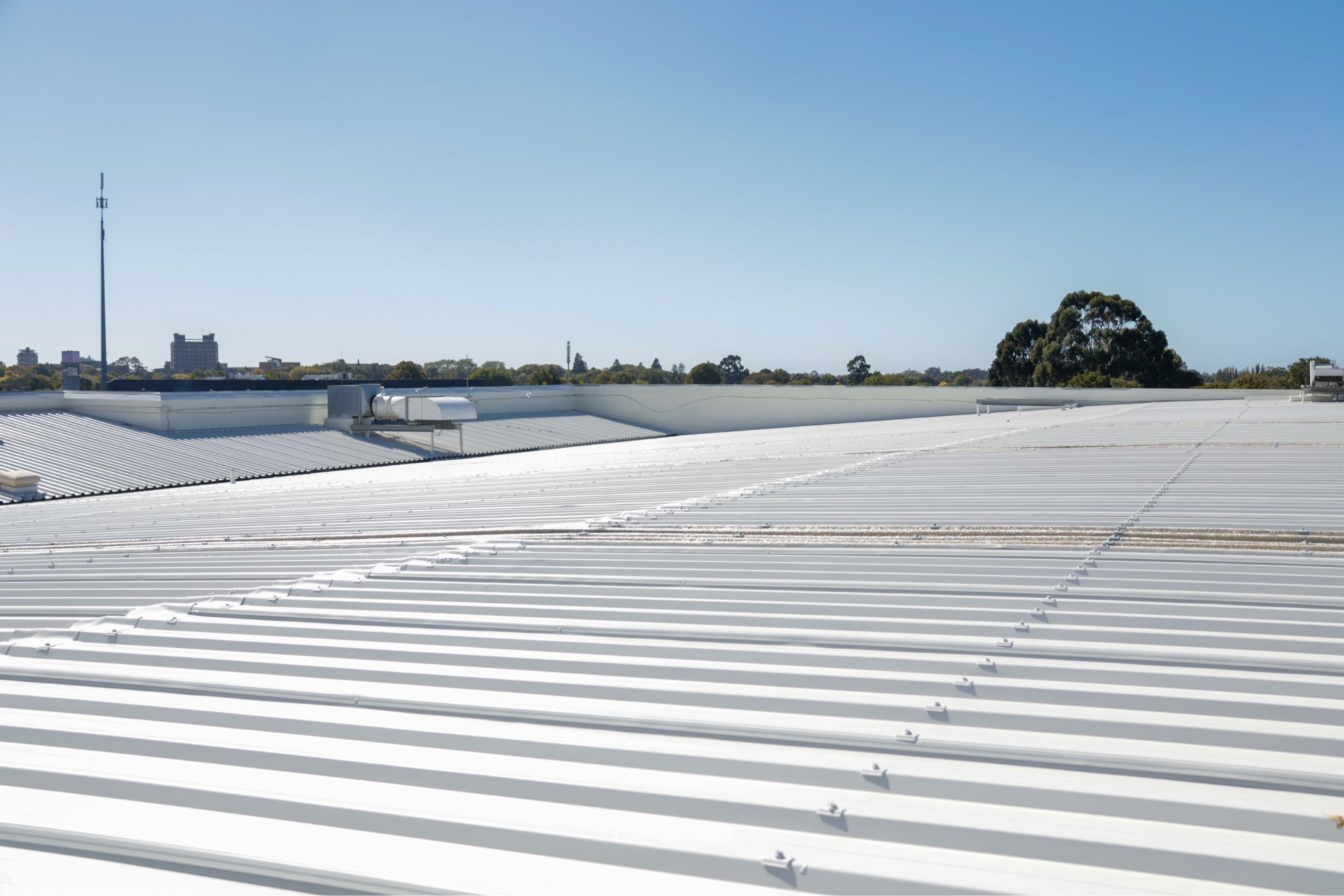 MK Roofing commercial project at Woolworths