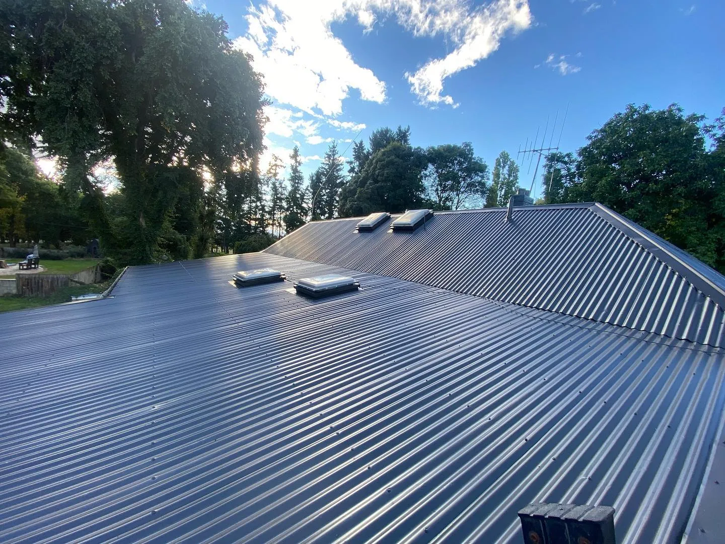Janelle Lang's roof — after MK Roofing
